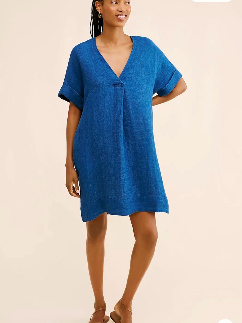 Faherty Linen Sanibel Dress | Anthropologie